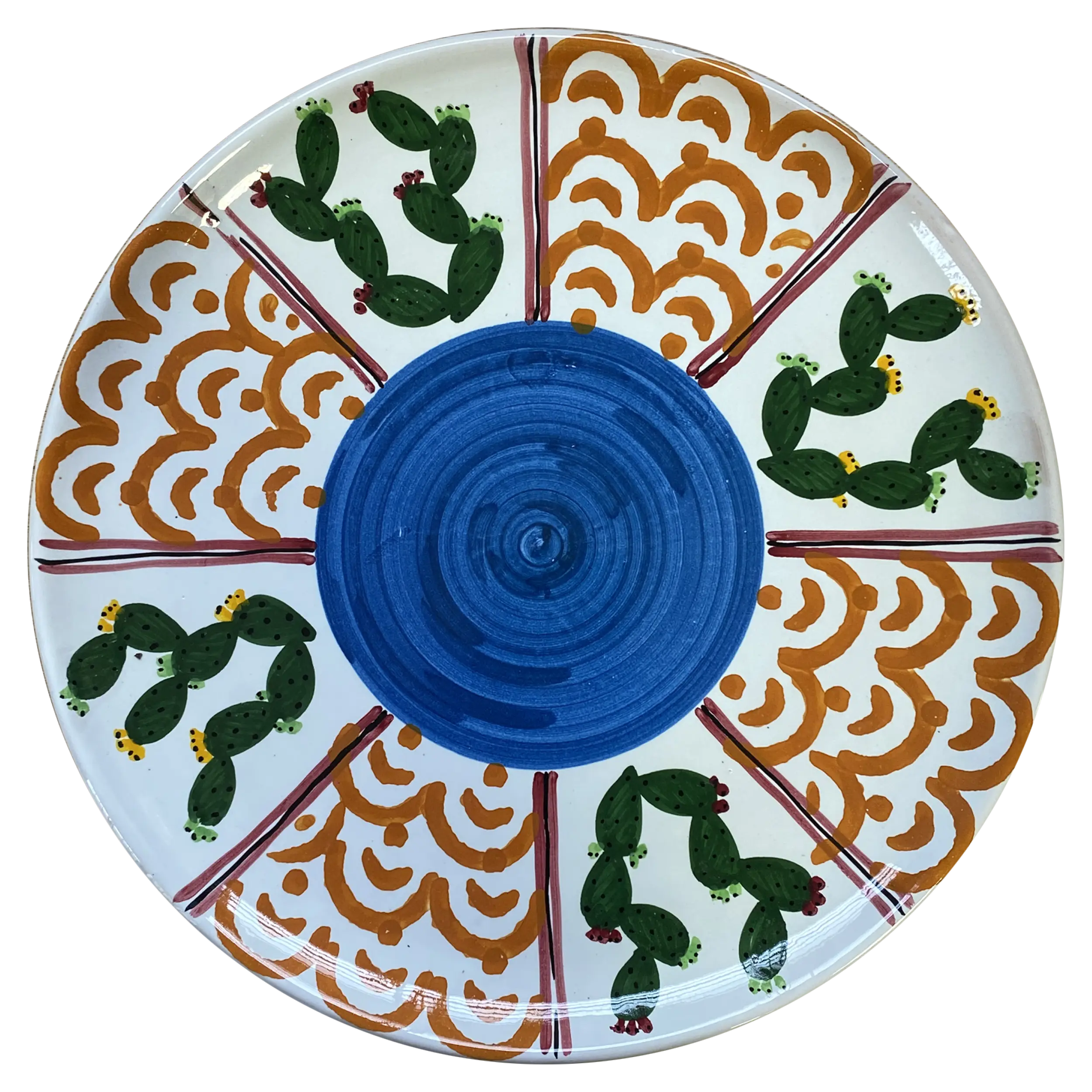Les Ottomans Ceramic Sicilian plate SIP15